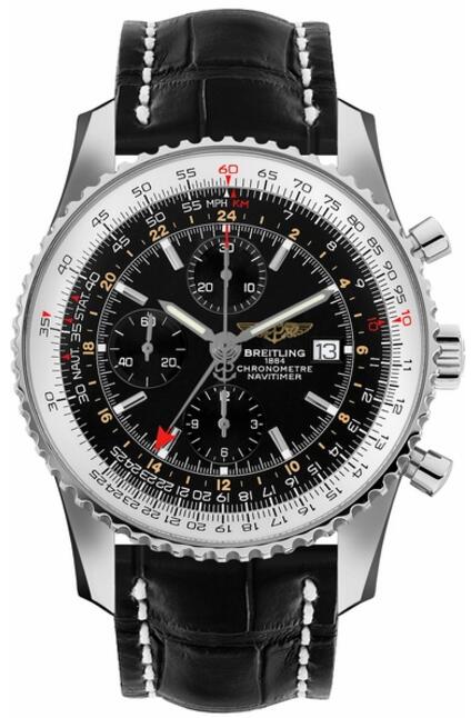 Replica Breitling Navitimer World A2432212/B726-761P Black Dial Men watch